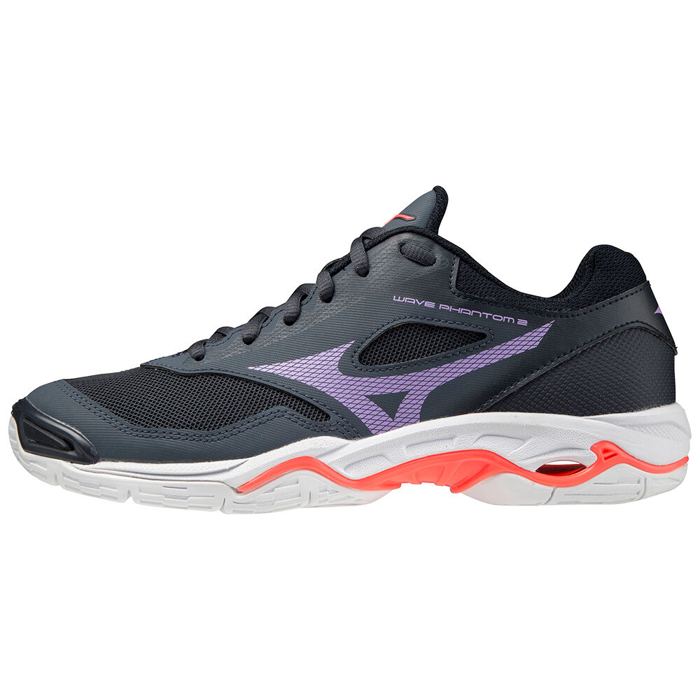 Mizuno Wave Phantom 2 Női Kézilabda Cipő Sötétkék/Korall LWJ295638